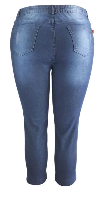 4738 - Calça Jeans Capri Alcina - Imagem 2