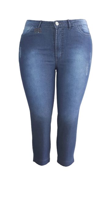 4738 - Calça Jeans Capri Alcina
