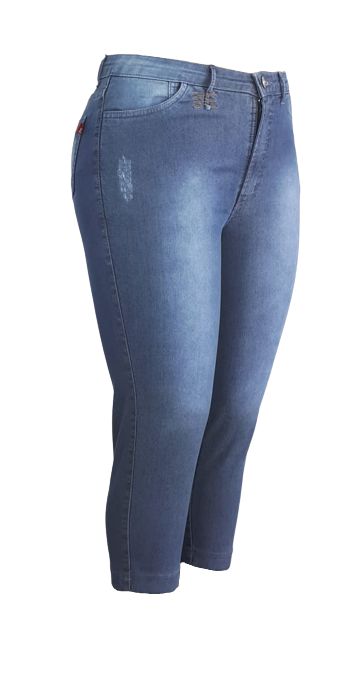 4738 - Calça Jeans Capri Alcina - Imagem 3