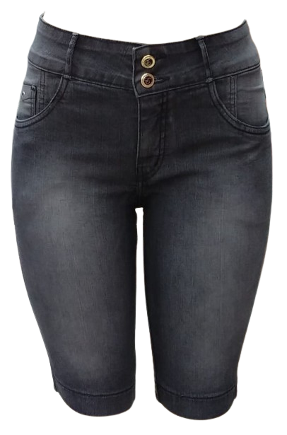 88149 - Ciclista Jeans Lyc Bellatrix Black - Imagem 2