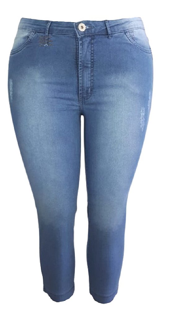 4738 - Calça Jeans Capri Alcina - Imagem 6